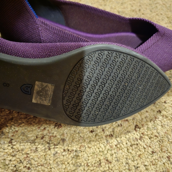 Rothy's The Point II Purple Flats 8 - Picture 5 of 7